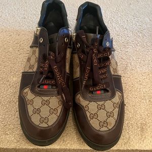 GUCCI Monogram Canvas Men Sneakers